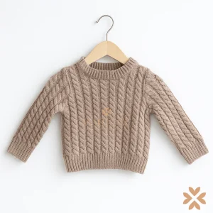 Maglioncino a trecce