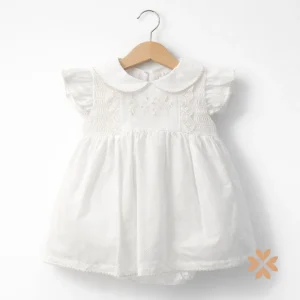 Blusa e culotte in cotone operato - Deolinda