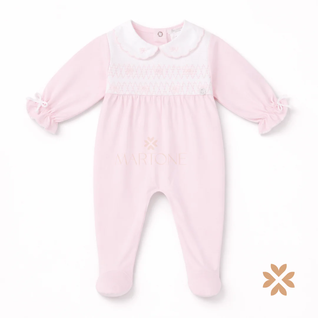 Tutina intera rosa in cotone - Deolinda - immagine 2