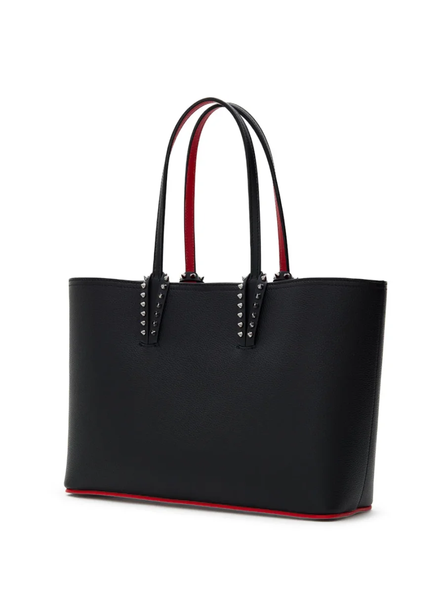 Borsa Tote Large Cabata in Pelle Nera Christian Louboutin - immagine 4