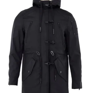 Giubbino Parka Blu con Coulisse Moose Knuckles