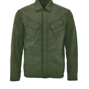 Giubbino Overshirt in Tessuto Tecnico Verde Paul & Shark