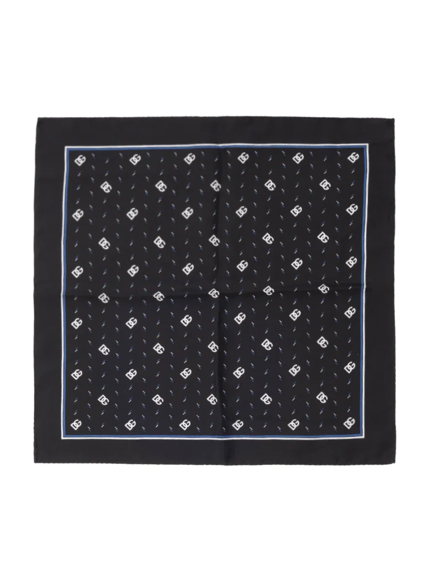 Pochette da taschino con stampa DG Dolce & Gabbana - immagine 2