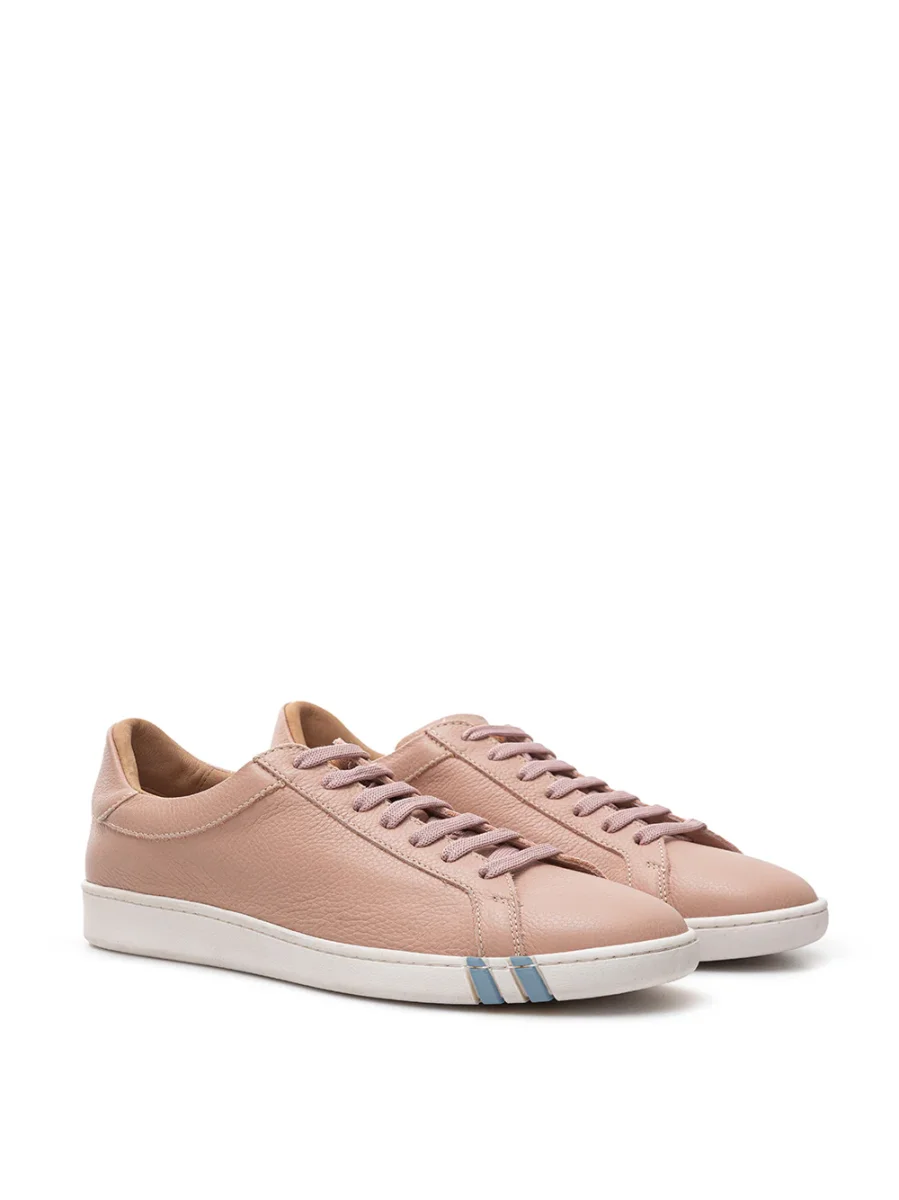 Sneakers in Pelle Rosa Bally - immagine 4