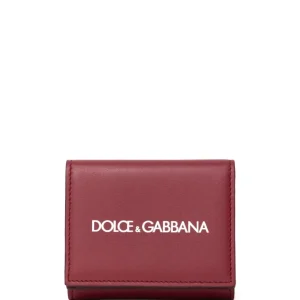 Mini Portafogli in Pelle Rossa Dolce & Gabbana