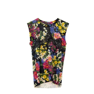 Top Knitwear Stampa Fiori Dolce & Gabbana