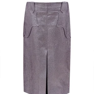 Gonna Lurex in Eco-Pelle Viola Tom Ford