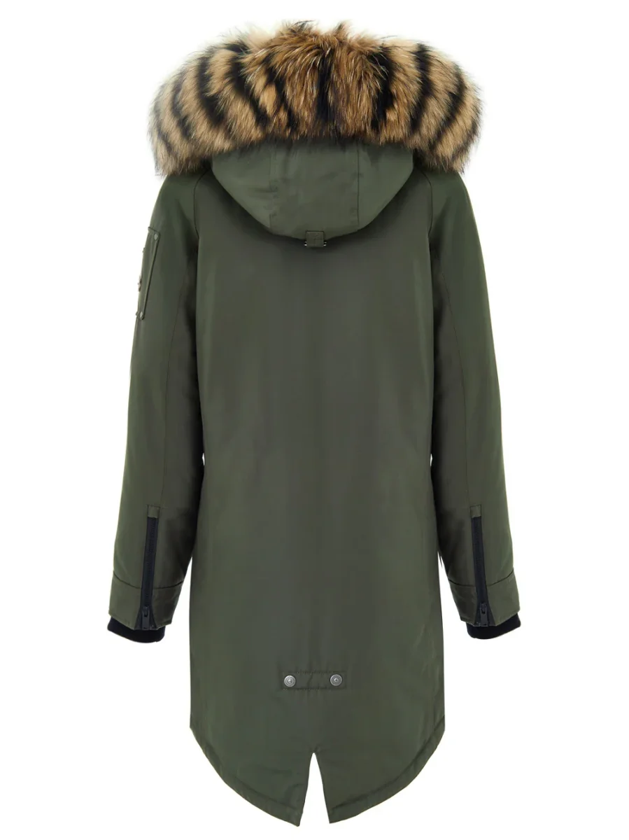 Giubbino Lungo Imbottito in Verde Moose Knuckles - immagine 3