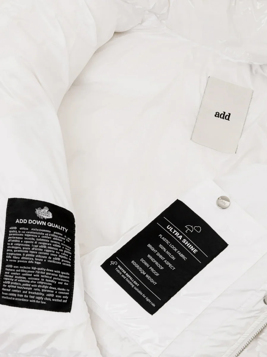 Piumino con cappuccio removibile ADD - immagine 6