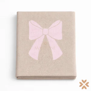 Coperta in filo fiocco rosa - Isabel&Martinez