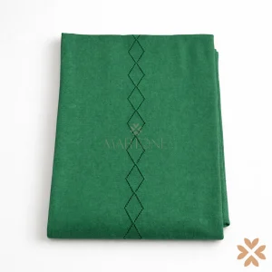 Copertina verde in filo di cotone - Isabel&Martinez