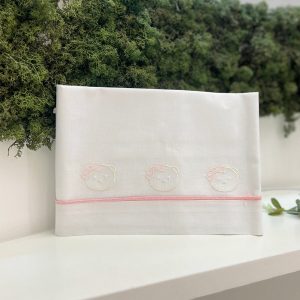 Lenzuolino Orsetto Rosa