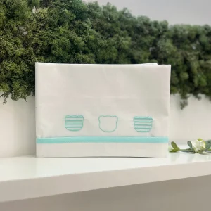 Lenzuolino Orsetto Acquamarina