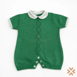 Pagliaccetto in filo verde - Isabel&Martinez