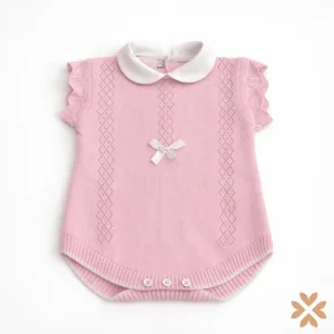 Pagliaccetto rosa con colletto - Isabel & Martinez