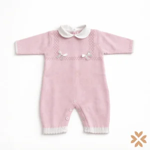 Tutina intera in filo con fiocchetti - Isabel&Martine