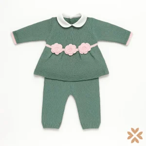 Tutina spezzata fiori uncinetto - Isabel&Martinez