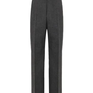 Pantaloni Sartoriali in Lana Grigia Thom Browne