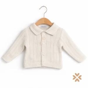 Cardigan a coste panna - Juliana