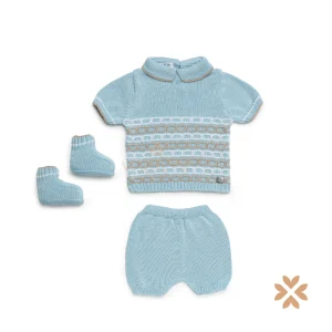 Coordinato con scarpine in filo - Juliana