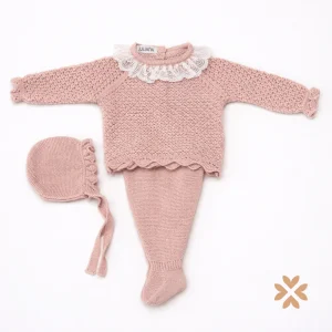 Tutina spezzata con colletto in pizzo - Juliana