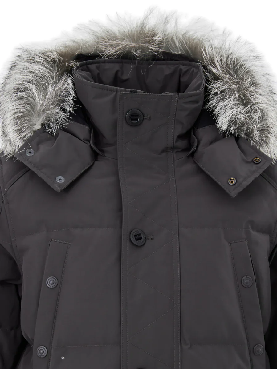 Giubbino Field Jacket in Grigio Scuro Moose Knuckles - immagine 4