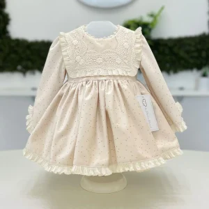 Abito in velluto e macramè - La Amapola