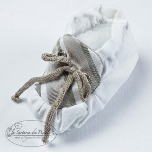 Babbucce con laccio - La Sartoria Dei Piccoli