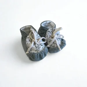 Babbucce velluto  - La Sartoria Dei Piccoli