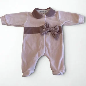 Tutina ciniglia e velluto  - La Sartoria Dei Piccoli