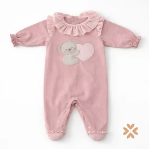 Tutina intera orsetto e cuore  - La Sartori Dei Piccoli