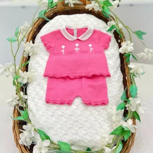 Completo fiorellini ricamati - Le Coconné