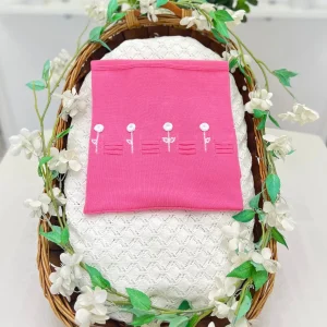 Coperta fiorellini ricamati - Le Coconné