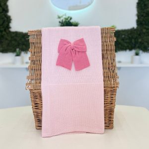 Le Dodò - Coperta in filo con fiocco