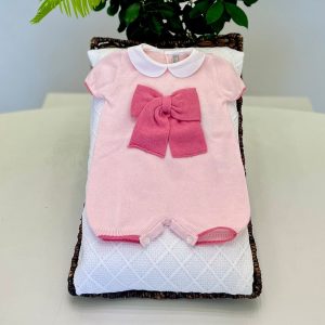 Le Dodò - Pagliaccetto in filo con fiocco