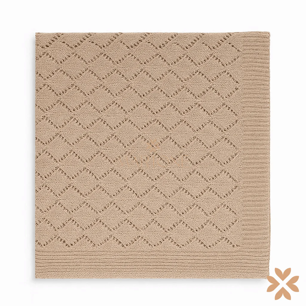 Coperta in maglia traforata - Li&Me - immagine 2