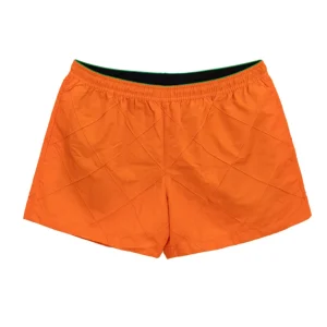 Boxer Mare con Motivo Intreccio in Arancione Bottega Veneta