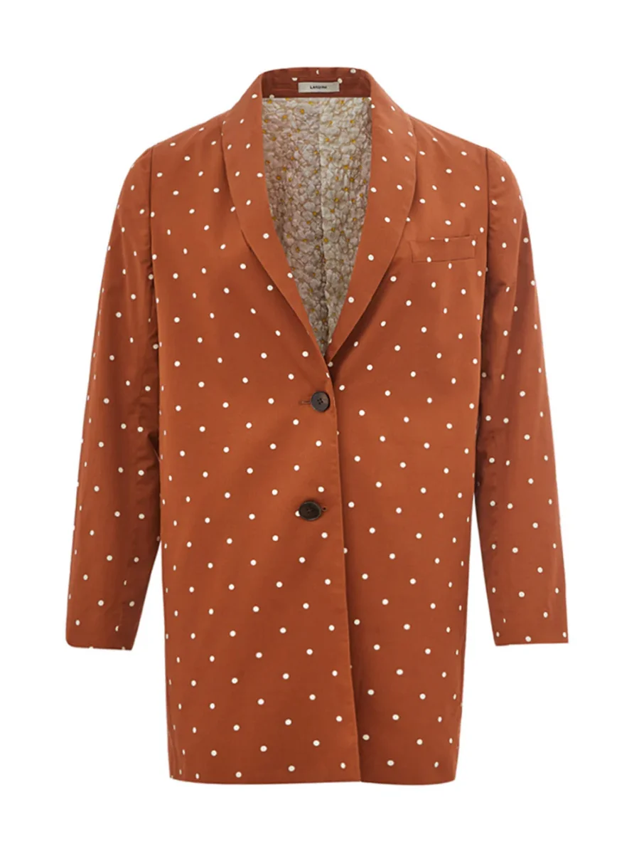 Giacca Trench a Pois Lardini - immagine 2