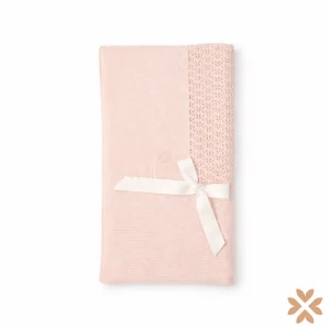 Coperta in filo traforato con fiocco - Mac Ilusion