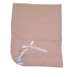 Coperta lana con fiocco