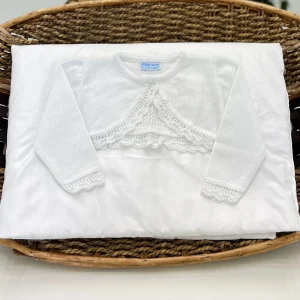 Coprispalle in filo di cotone - Bianco  - Mac Ilusion