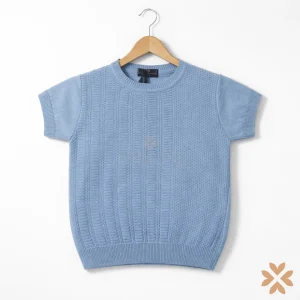 T-shirt in filo lavorato - Manuell&Frank