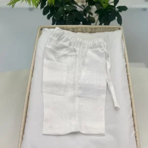 Bermuda bianco in lino - Manuell&Frank