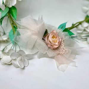 Fermagli Capelli fiori e tulle