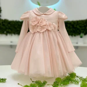 Abito elegante tulle e mikado