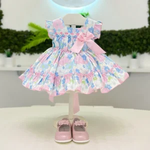 Abito floreale pastello Mimosa