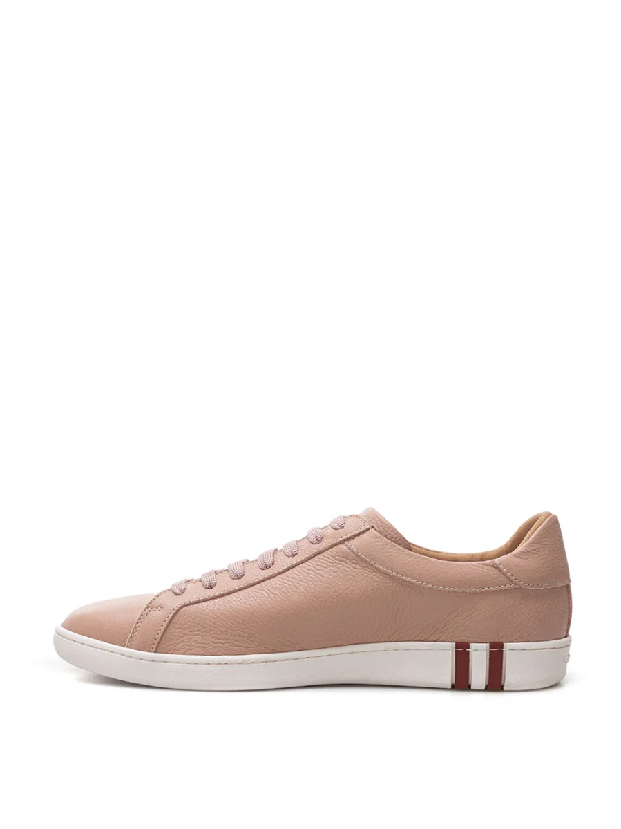 Sneakers in Pelle Rosa Bally - immagine 3