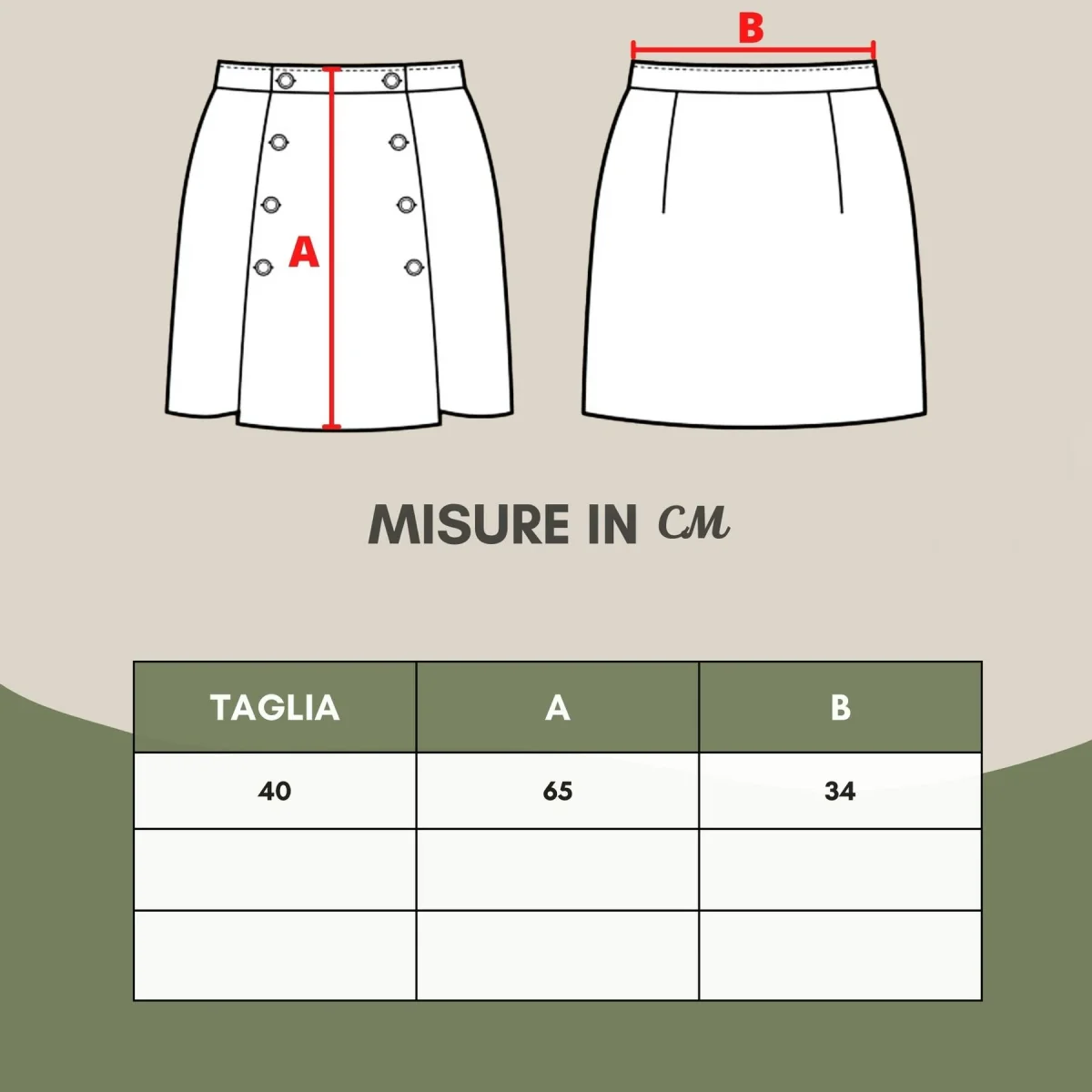 Gonna a Tubino Gialla Lardini - immagine 7