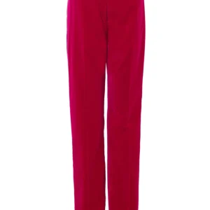 Pantalone Smoking in Ciniglia Fucsia con Banda in Raso Tom Ford