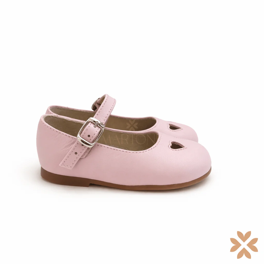 Ballerine rose cuori traforati - immagine 2